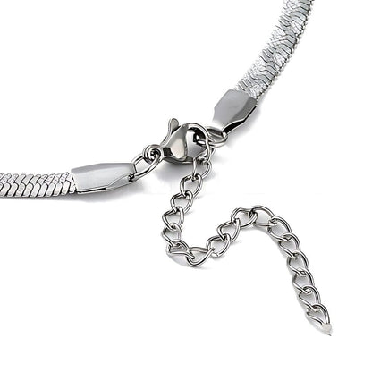 SNAKESKIN LUXE - 4mm Chain Pure Stainless Steel 21inch for Men & Boys - THE MEN THING