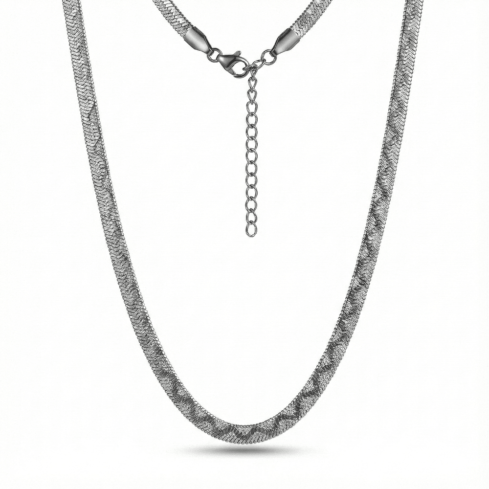 SNAKESKIN LUXE - 4mm Chain Pure Stainless Steel 21inch for Men & Boys - THE MEN THING