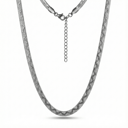 SNAKESKIN LUXE - 4mm Chain Pure Stainless Steel 21inch for Men & Boys - THE MEN THING