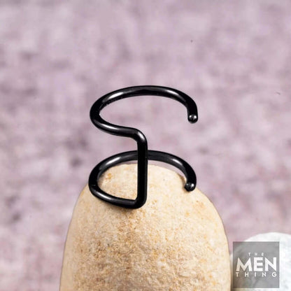 SPARTA MAN - Non Piercing Earring – Pure Stainless Steel for Men and Boys (1 Pcs) - THE MEN THING