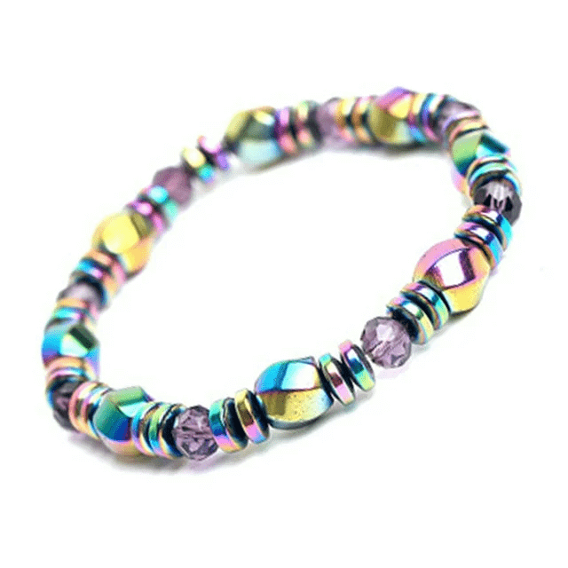 SPECTRA MULTICOLOR -- Beads Bracelet with Natural Stone - "7" inch Stretch Bracelet for Men & Boys - THE MEN THING