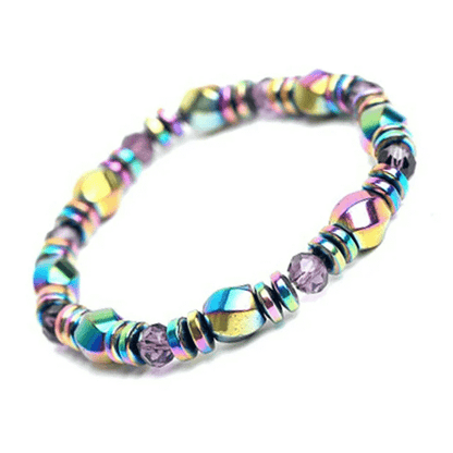 SPECTRA MULTICOLOR -- Beads Bracelet with Natural Stone - "7" inch Stretch Bracelet for Men & Boys - THE MEN THING