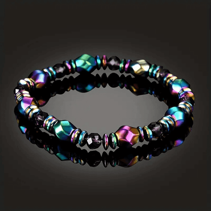 SPECTRA MULTICOLOR -- Beads Bracelet with Natural Stone - "7" inch Stretch Bracelet for Men & Boys - THE MEN THING