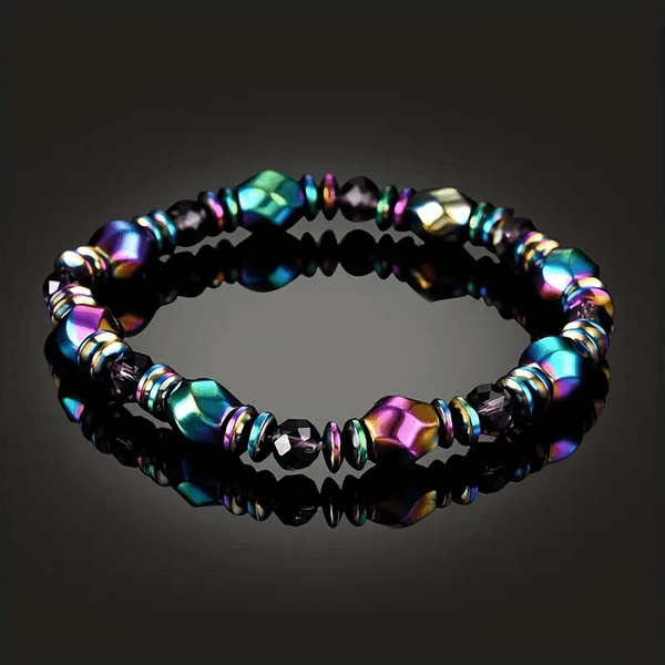 SPECTRA MULTICOLOR  - Beads Bracelet with Natural Stone - 
