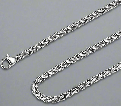 SPIGA CHAIN-  5mm Chain Stainless Steel 21.5inch for Men & Boys - THE MEN THING