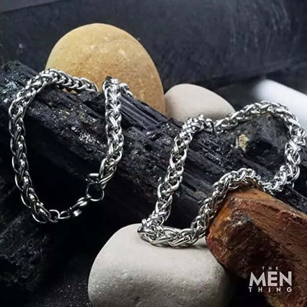 SPIGA CHAIN-  5mm Chain Stainless Steel 21.5inch for Men & Boys