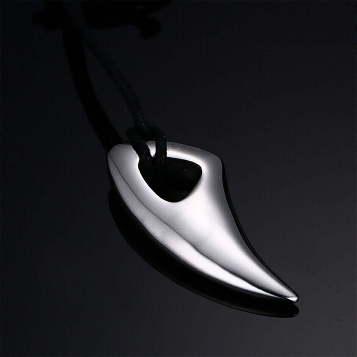 SPIKE EDGE - Titanium Steel Pendant with Adjustable Rope Chain for Men & Boys - THE MEN THING