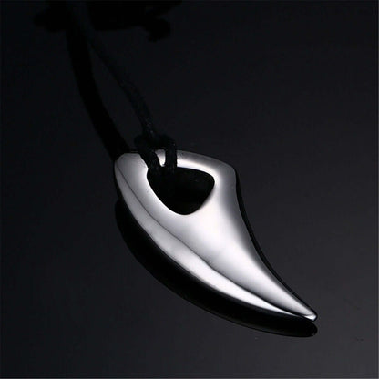 SPIKE EDGE - Titanium Steel Pendant with Adjustable Rope Chain for Men & Boys - THE MEN THING