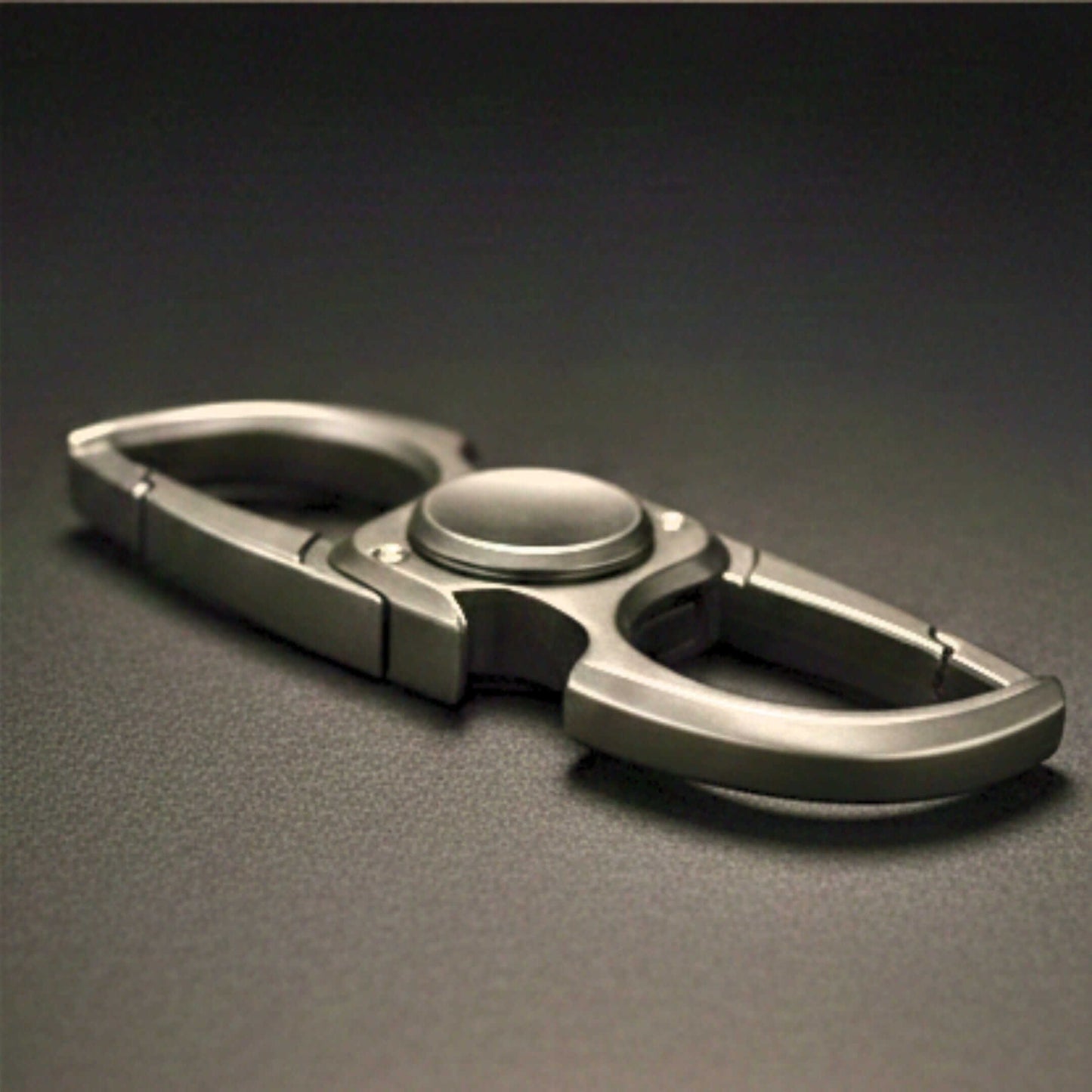 SPINEX DUAL - GUNMETAL GREY - Stainless Steel Keychain for Men & Boy — KeyChains for Men | THE MEN THING