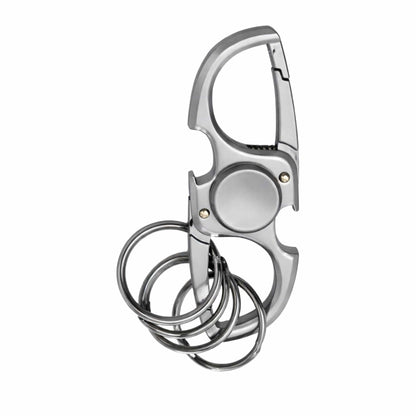SPINEX DUAL - STEEL - Stainless Steel Keychain for Men & Boy — KeyChains for Men | THE MEN THING