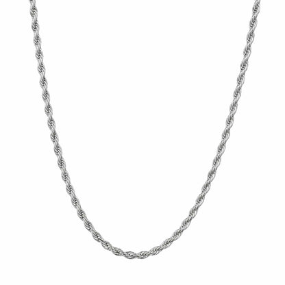 SPIRAL EDGE - 3mm Pure Stainless Steel 23inch Chain for Men & Boys - THE MEN THING
