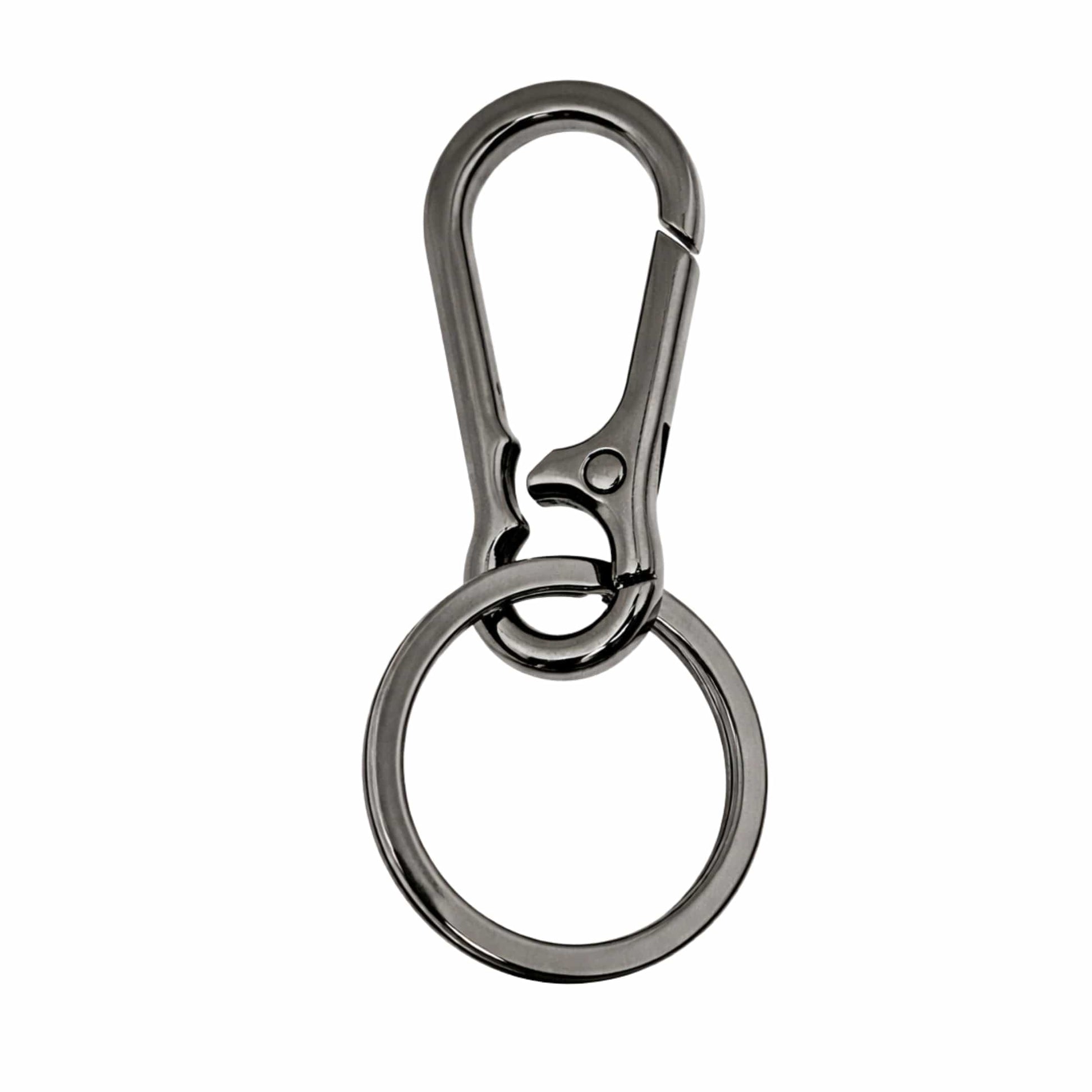 STEELNEX GUNMETAL FINISH - Stainless Steel Keychain for Men & Boy - THE MEN THING