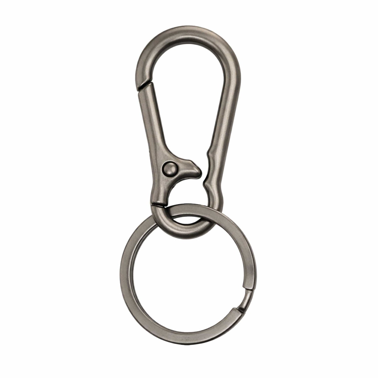 STEELNEX MATTE GUNMETAL - Stainless Steel Keychain for Men & Boy — KeyChains for Men | THE MEN THING