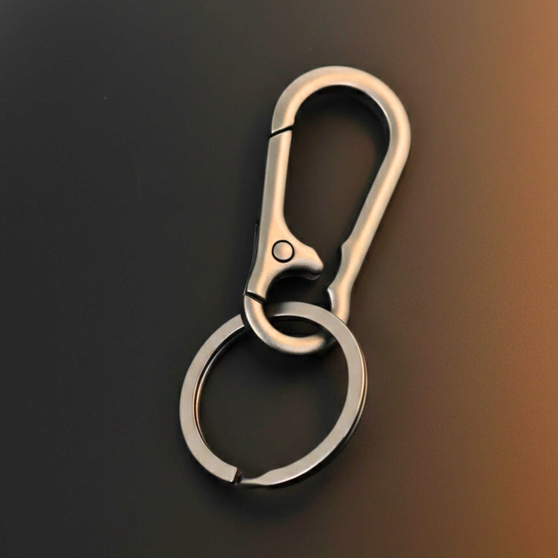 STEELNEX MATTE GUNMETAL - Stainless Steel Keychain for Men & Boy — KeyChains for Men | THE MEN THING
