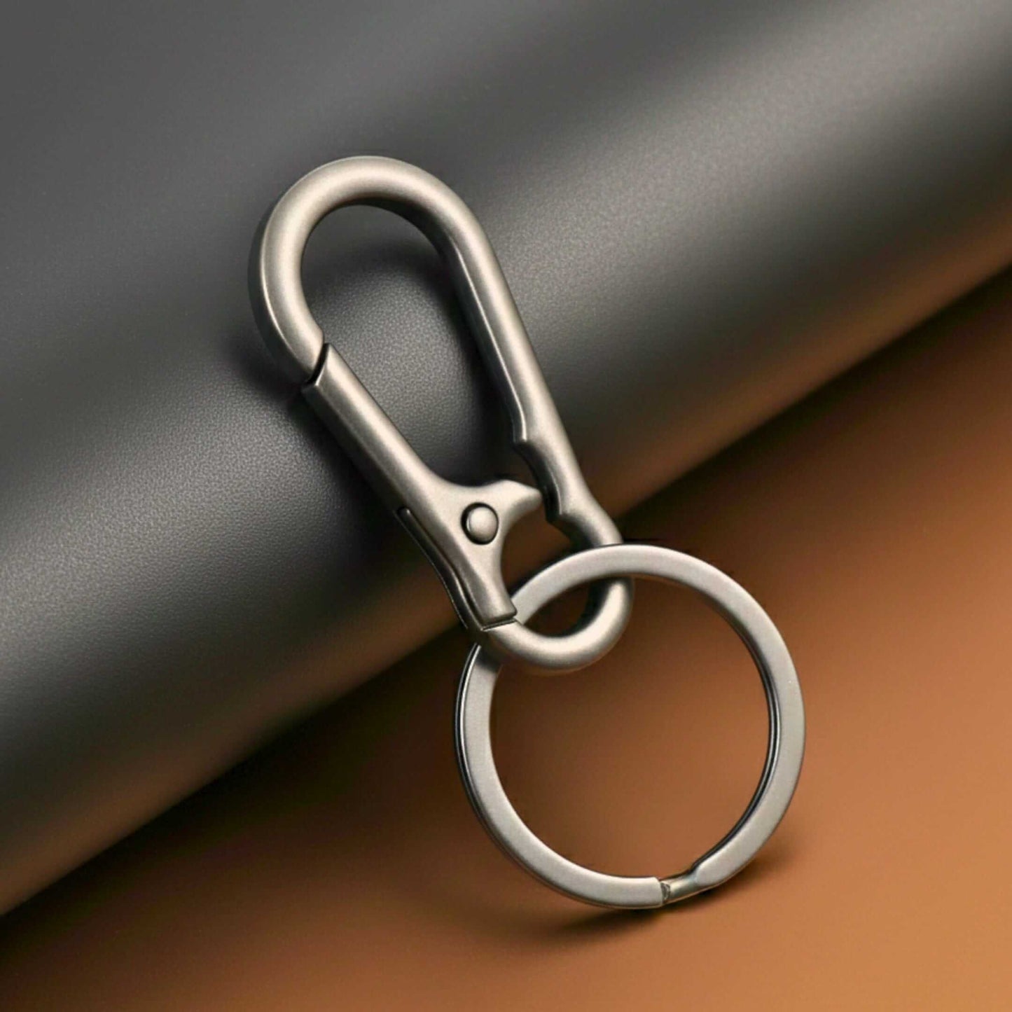 STEELNEX MATTE GUNMETAL - Stainless Steel Keychain for Men & Boy — KeyChains for Men | THE MEN THING