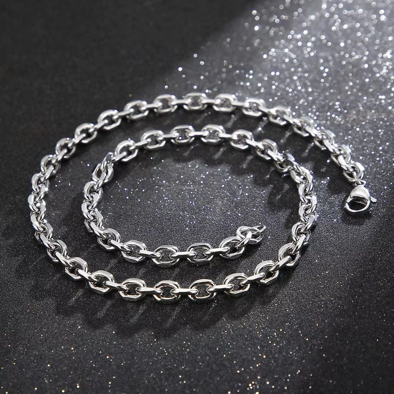 STEELO RING CHAIN - Chain Stainless Steel 24" inch Necklace for Men & Boy — Chain for Men | THE MEN THING