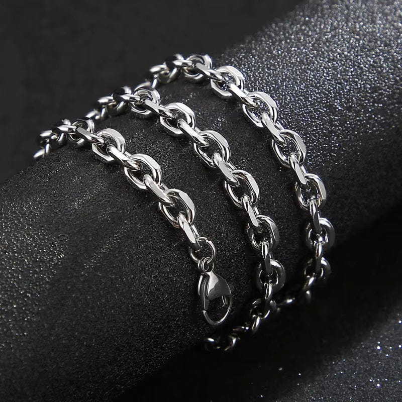 STEELO RING CHAIN - Chain Stainless Steel 24" inch Necklace for Men & Boy — Chain for Men | THE MEN THING