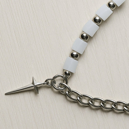 STELLAR SPIRE - Pure Titanium Steel Pendant with Chain for Men & Boys "20 "inch - THE MEN THING