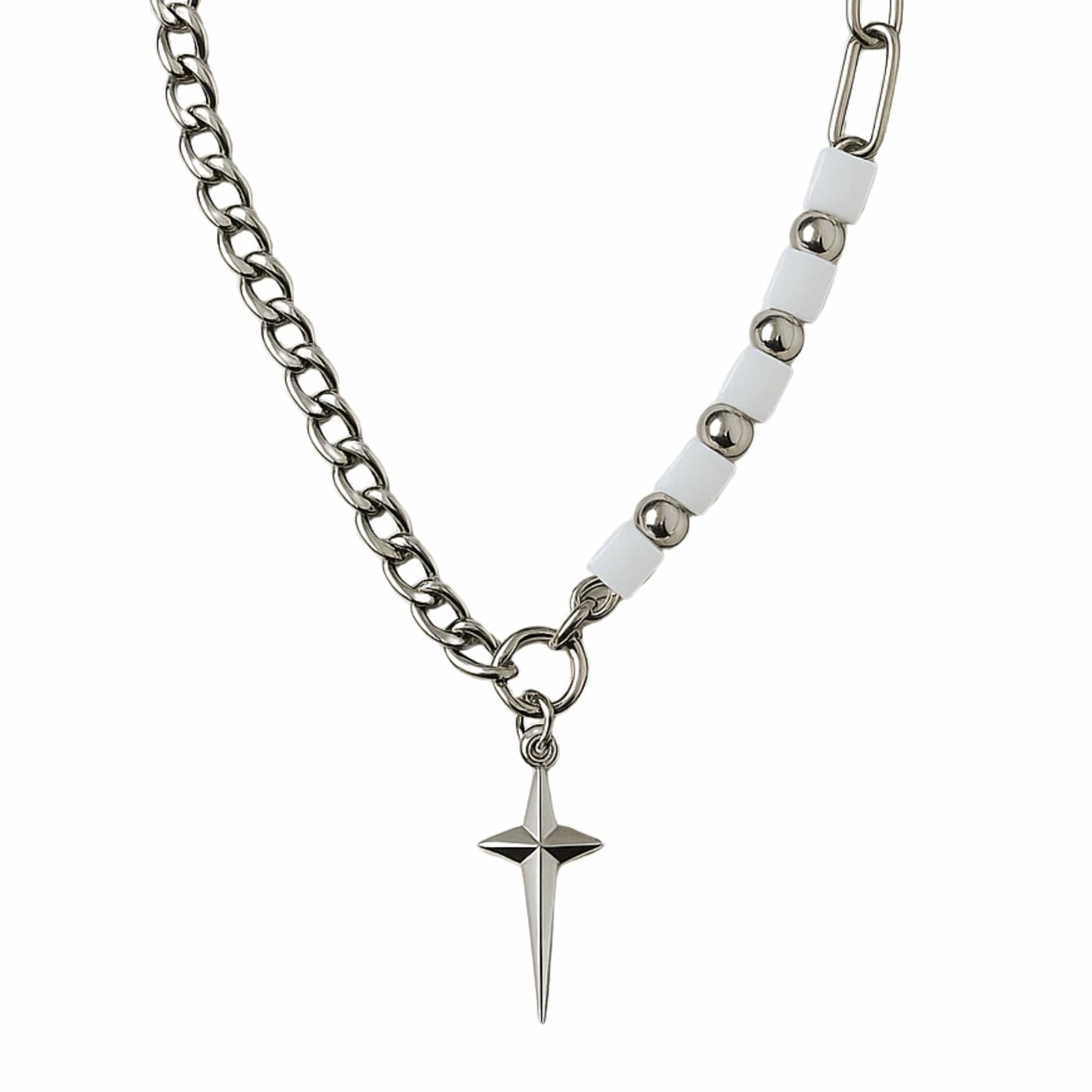 STELLAR SPIRE - Pure Titanium Steel Pendant with Chain for Men & Boys "20 "inch - THE MEN THING