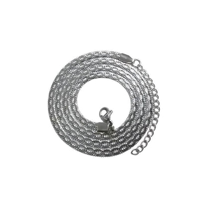 STERLING WAVE - 4mm Chain Pure Stainless Steel 21inch for Men & Boys - THE MEN THING