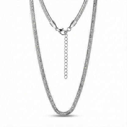 STERLING WAVE - 4mm Chain Pure Stainless Steel 21inch for Men & Boys - THE MEN THING