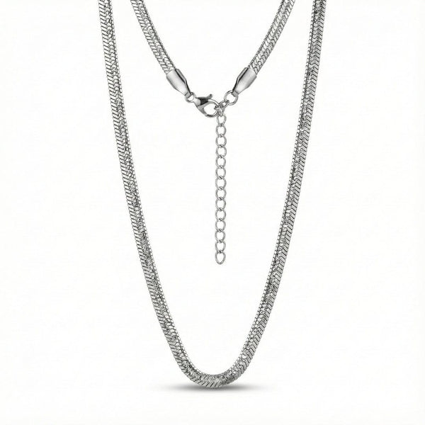 STERLING WAVE - 4mm Chain Pure Stainless Steel 21inch for Men & Boys