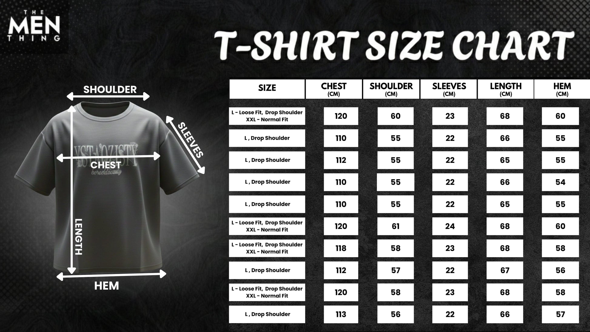 STILL FORM BOX TEE Oversized T-Shirt – Charcoal Ash - THE MEN THING