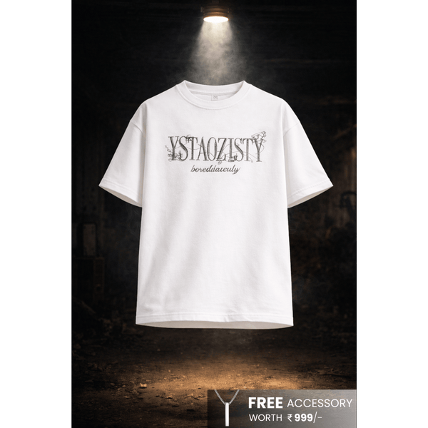 STILL FORM BOX TEE Oversized T-Shirt – Pure White