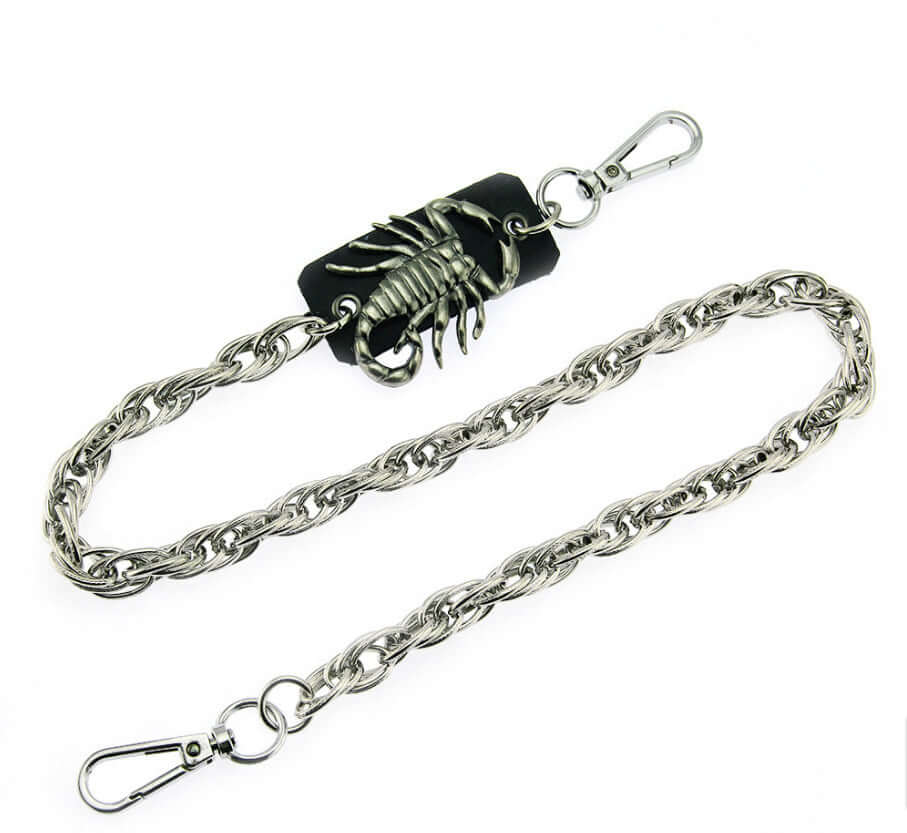 STINGER CHAIN - Alloy Heavy Wallet Biker Chain For Jeans  with Lobster Clasps for Men & Boys - "27"inch - THE MEN THING