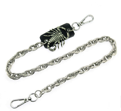 STINGER CHAIN - Alloy Heavy Wallet Biker Chain For Jeans  with Lobster Clasps for Men & Boys - "27"inch - THE MEN THING
