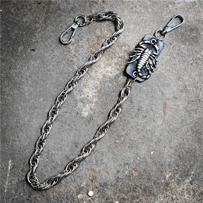 STINGER CHAIN - Alloy Heavy Wallet Biker Chain For Jeans  with Lobster Clasps for Men & Boys - "27"inch - THE MEN THING