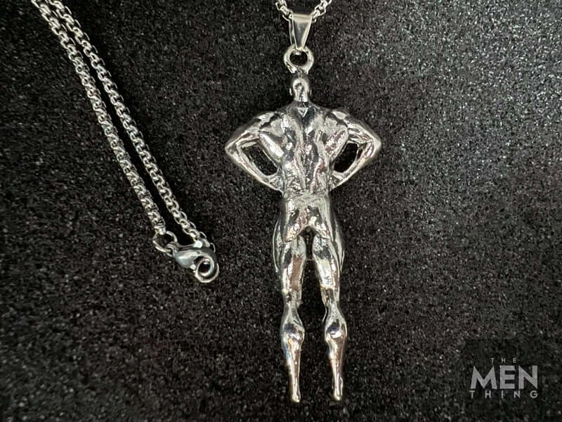 STRONG ME -  Alloy Pendant with Pure Stainless Steel  24inch Round Box Chain, American trending Style for Men & Boy - THE MEN THING