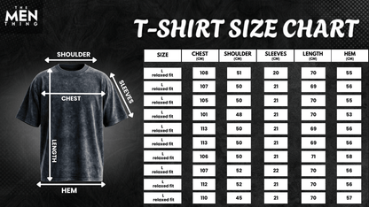 Smoke Acid Wash Oversized T-Shirt - Black — T-Shirt for Men | THE MEN THING