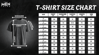 Smoke Acid Wash Oversized T-Shirt - Dark Gray — T-Shirt for Men | THE MEN THING