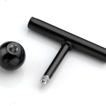 T-SHAPED - Titanium Steel Stud Earrings for Men & Boys (2 Pcs) - THE MEN THING