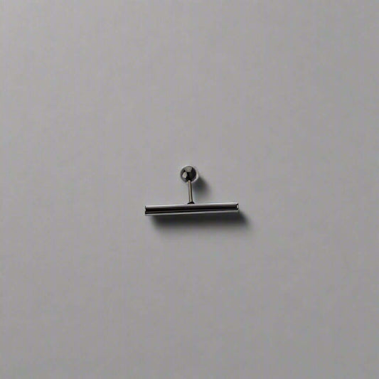 T-SHAPED - Titanium Steel Stud Earrings for Men & Boys (2 Pcs) - THE MEN THING
