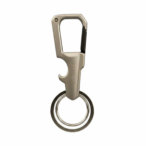 TACTICAL - MATTE STEEL - Stainless Steel Keychain for Men & Boy