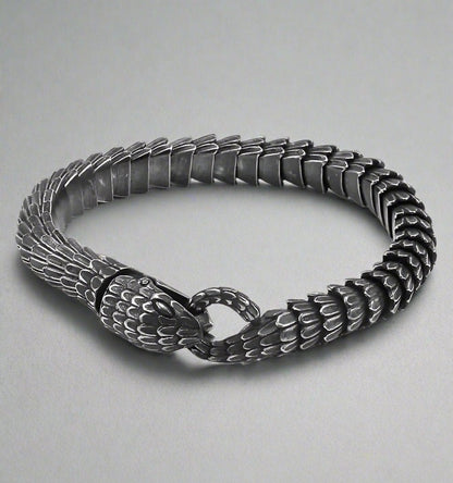 TALONS - 10mm Pure Titanium Steel Gun Plated Black Color Bracelet for Men & Boy (8 inch) - THE MEN THING