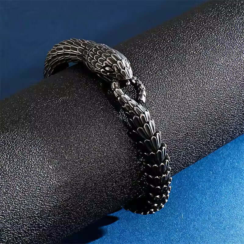 TALONS - 10mm Pure Titanium Steel Gun Plated Black Color Bracelet for Men & Boy (8 inch) - THE MEN THING