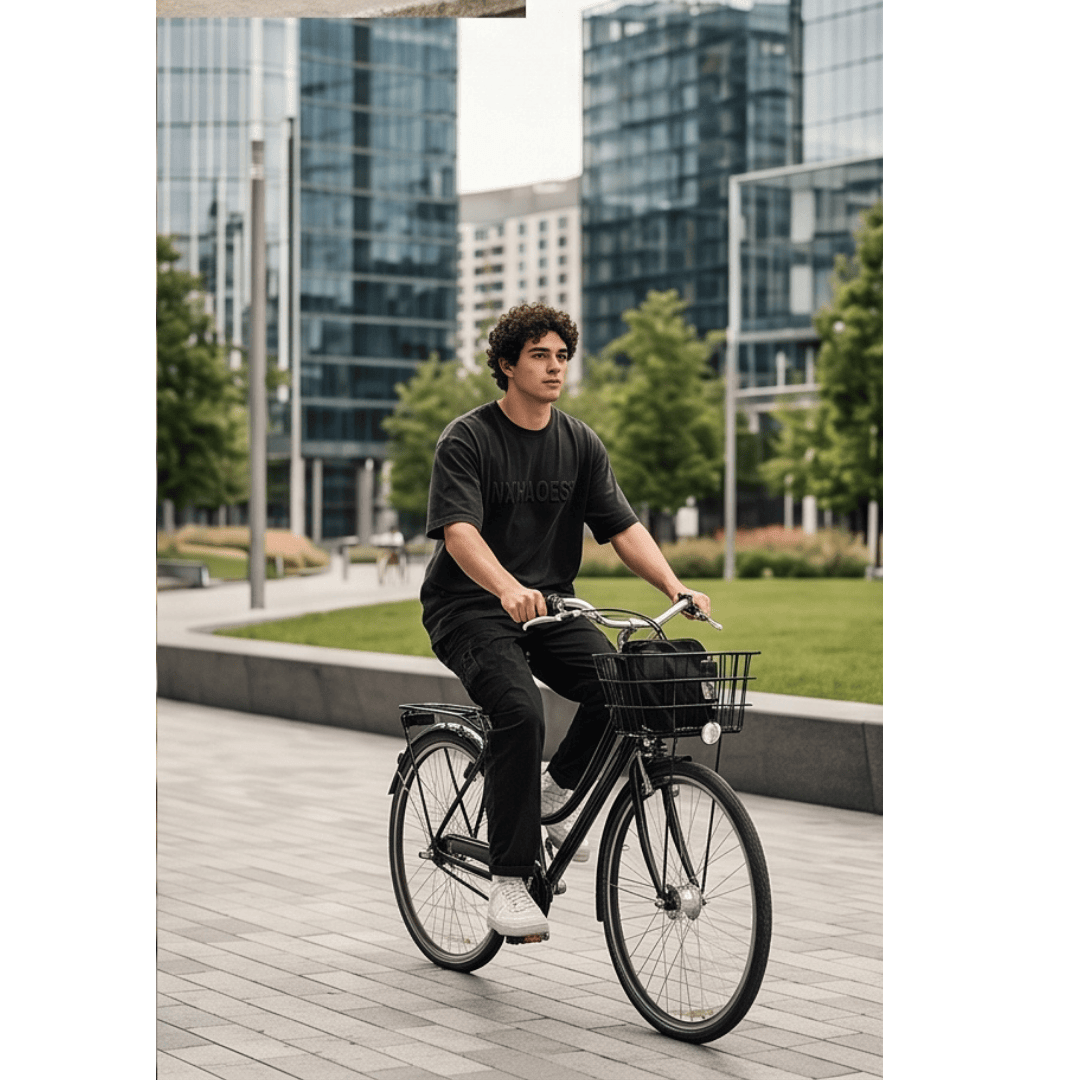 TONAL EMBOSSED Oversized T-Shirt - Black — T-Shirt for Men | THE MEN THING