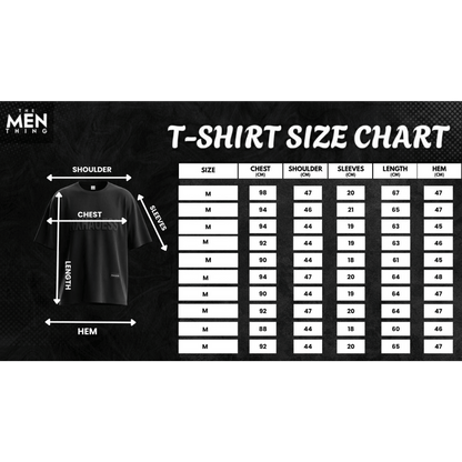 TONAL EMBOSSED Oversized T-Shirt - Black — T-Shirt for Men | THE MEN THING