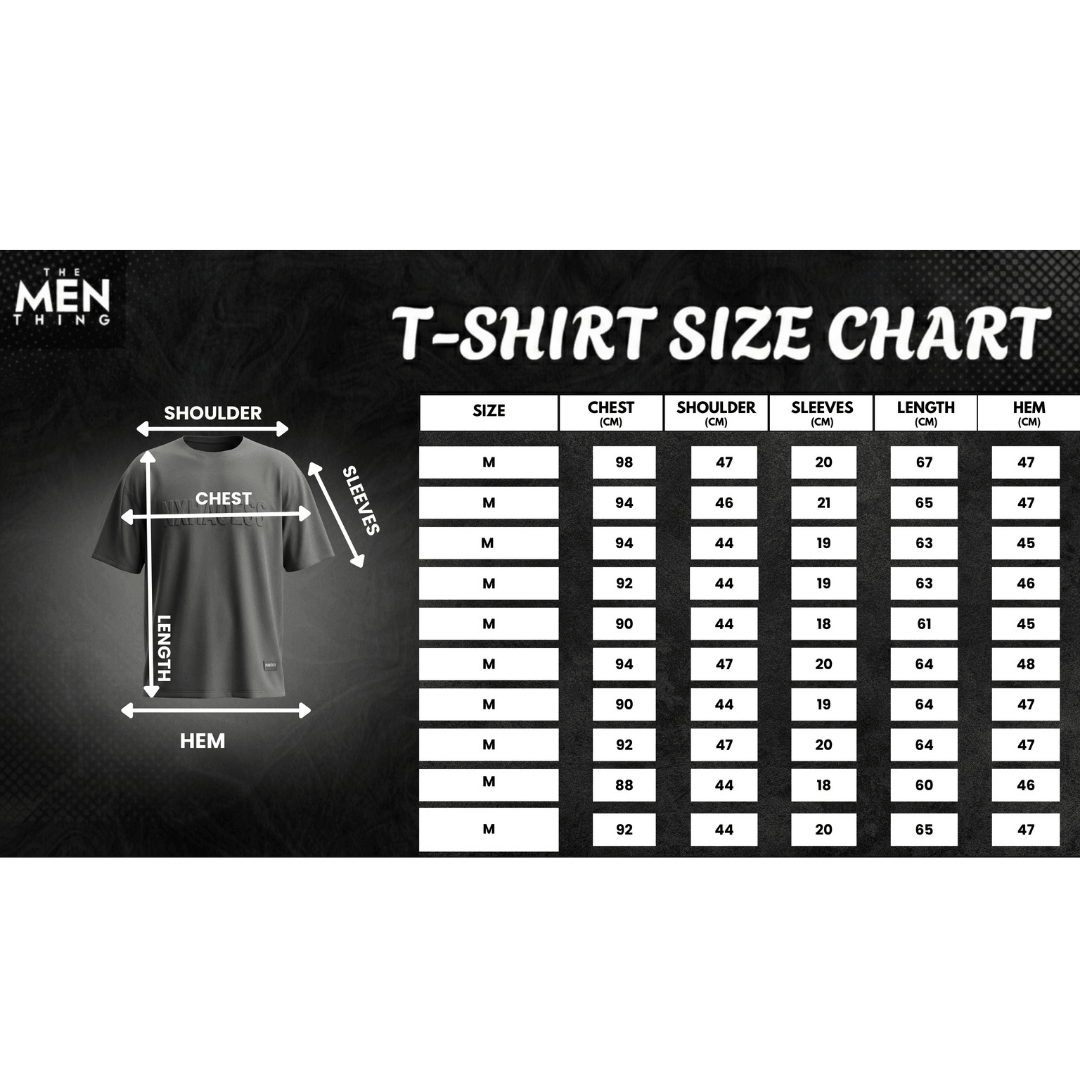 TONAL EMBOSSED Oversized T-Shirt - Dark Grey — T-Shirt for Men | THE MEN THING