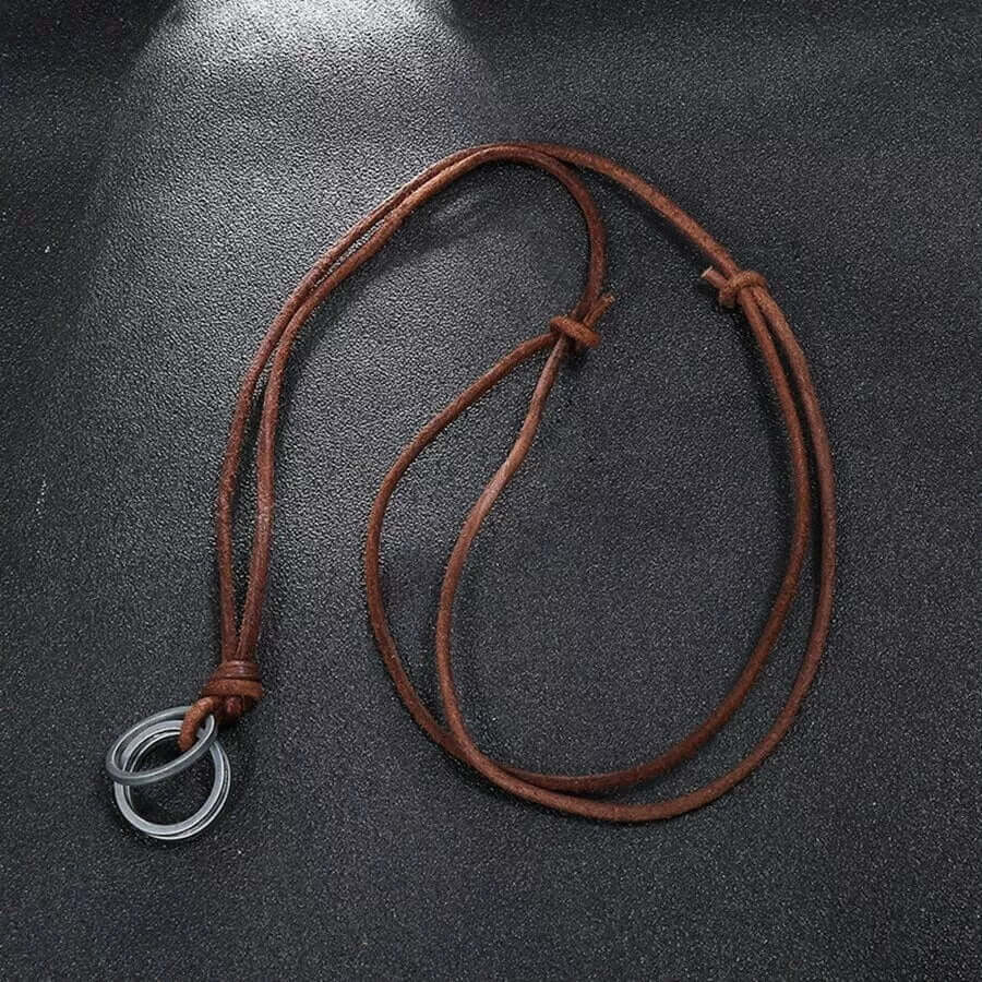 TRIWHEEL BROWN - Vintage Alloy Wind Round Pendant with Adjustable Pure ...
