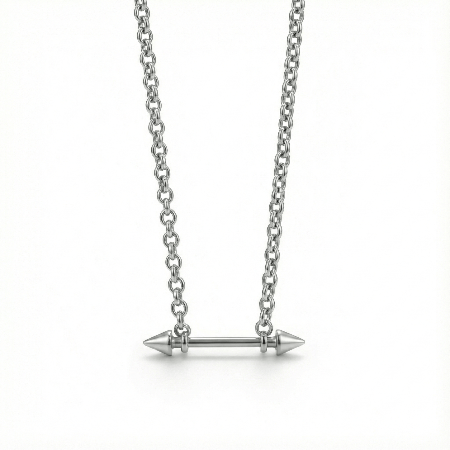 TWIN ARROW - Pure Titanium Steel Pendant with 19inch  with adjustable Chain for Men & Boys - THE MEN THING