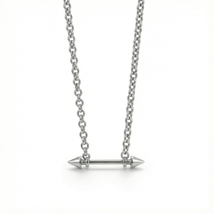 TWIN ARROW - Pure Titanium Steel Pendant with 19inch  with adjustable Chain for Men & Boys - THE MEN THING