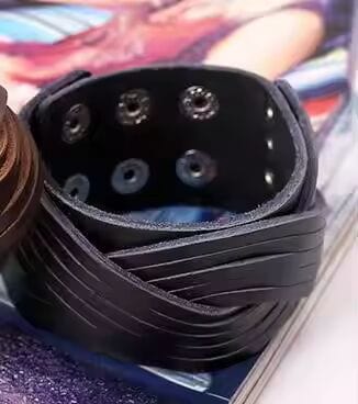 TWISTBOUND BLACK - Genuine Braided Leather Bracelet Set for Men & Boys (8 inch) - THE MEN THING