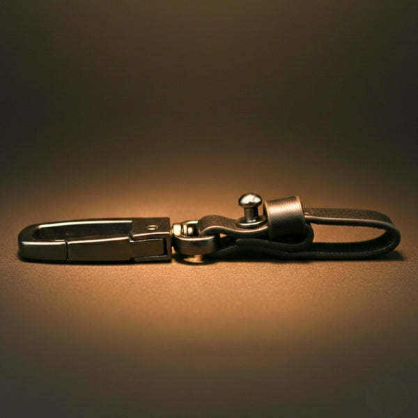 URBAN AXIS BLACK - Stainless Steel Keychain for Men & Boy