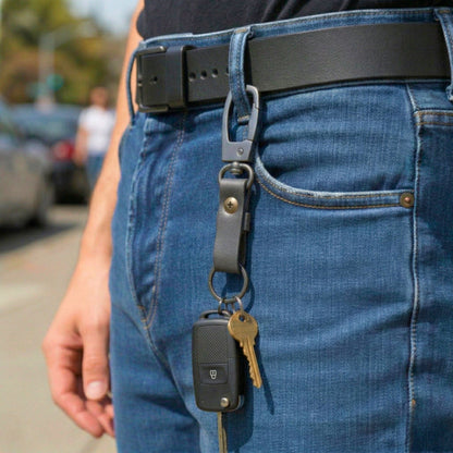 URBAN AXIS BLACK - Stainless Steel Keychain for Men & Boy - THE MEN THING