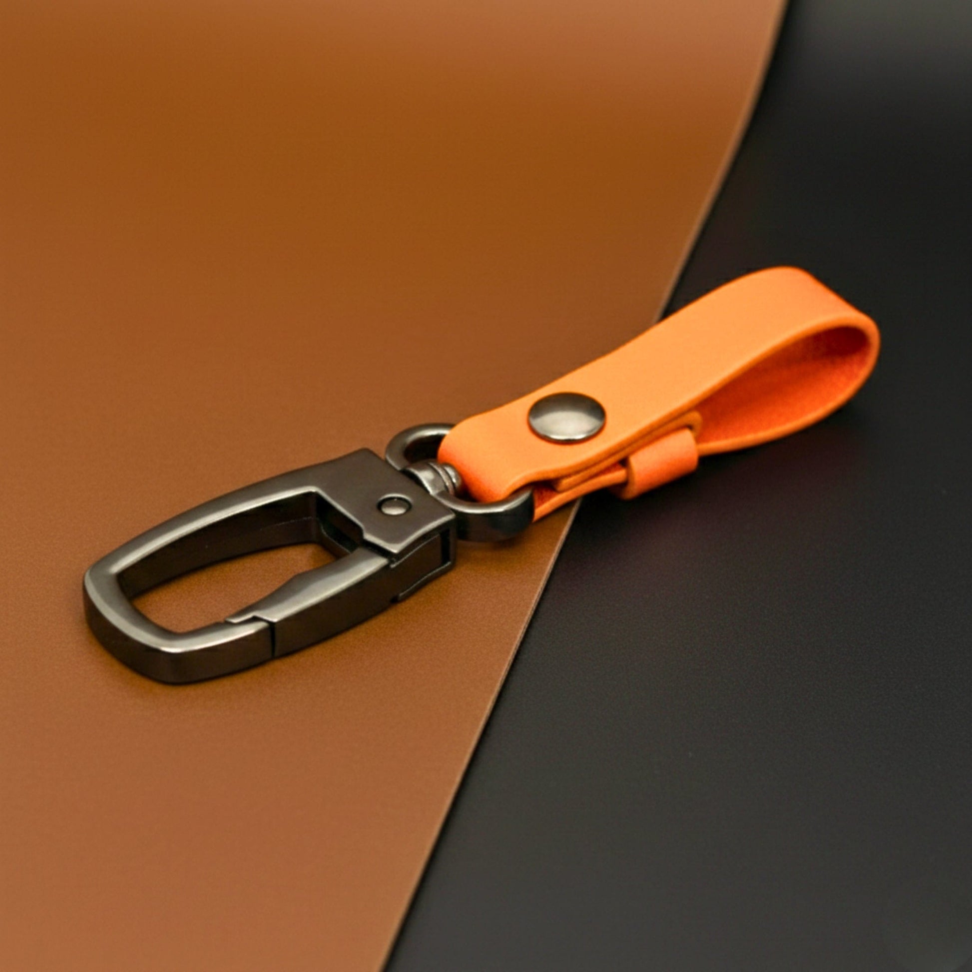 URBAN AXIS ORANGE - Stainless Steel Keychain for Men & Boy - THE MEN THING