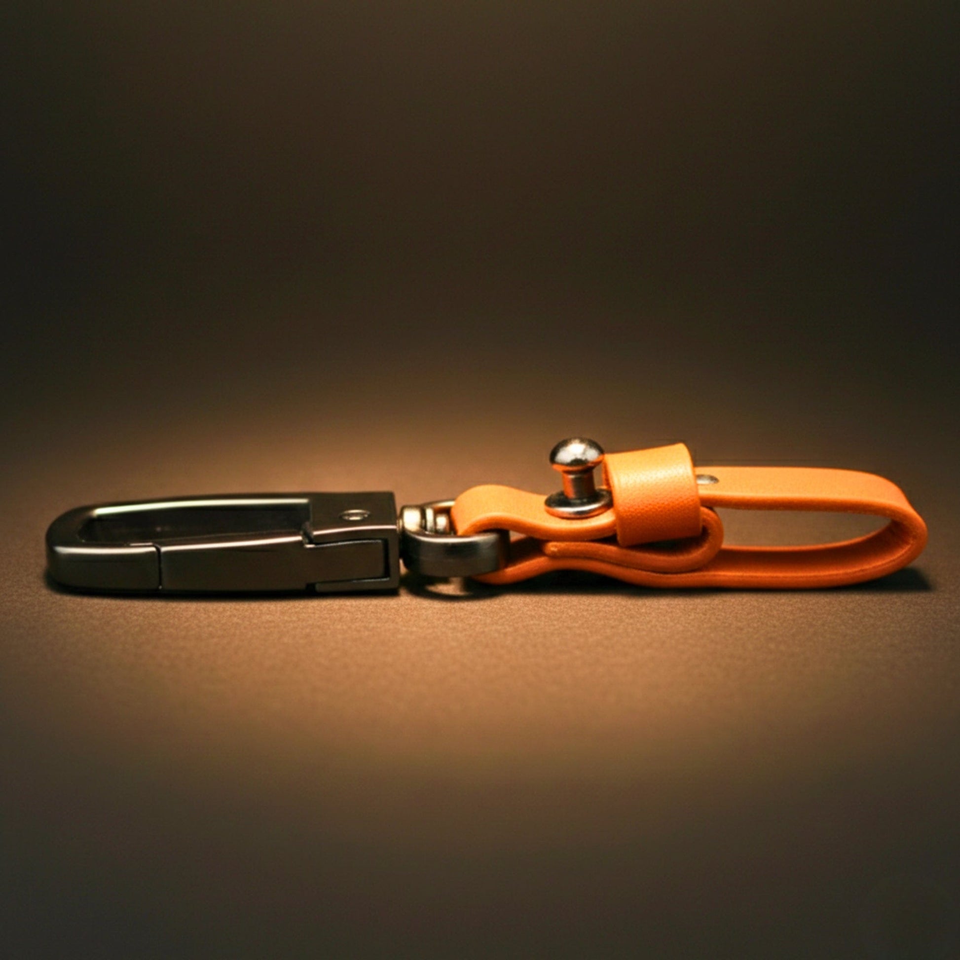 URBAN AXIS ORANGE - Stainless Steel Keychain for Men & Boy - THE MEN THING